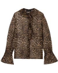 Nili Lotan - Cecily Shirt With Ruffles - Lyst