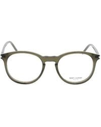 Saint Laurent - Eyewear Round Frame Glasses - Lyst