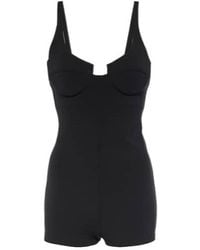 Magda Butrym - Wool-Blend Romper - Lyst
