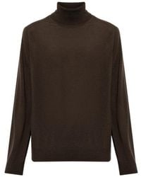 Paul Smith - Embroidered Logo Turtleneck Sweater - Lyst