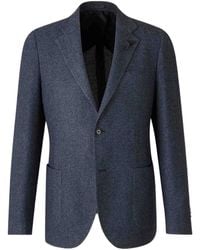 Lardini - Textured Single-Breasted Jacket - Lyst