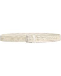 Dolce & Gabbana - Woven Leather Belt - Lyst