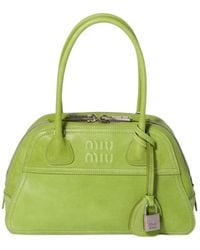 Miu Miu - Vivant Nappa Leather Bag - Lyst