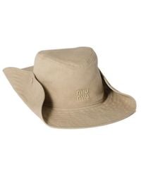 Miu Miu - Gabardine Cowboy Hat - Lyst