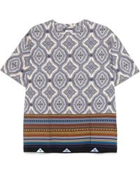 Etro - Printed Crewneck T-Shirt - Lyst