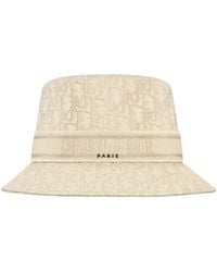 Dior - Oblique D-Bobby Small-Brim Bucket Hat - Lyst