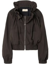 Dries Van Noten - Ruffled Gathered Cotton-Blend Jacket - Lyst