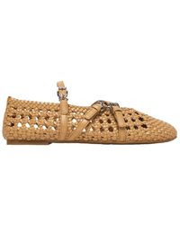 MICHAEL Michael Kors - Indy Flex Woven Ballet Flats - Lyst