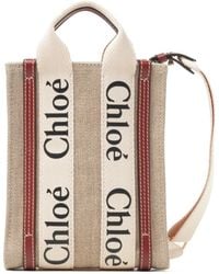Chloé - Chloé Woody Mini Tote Bag - Lyst