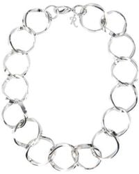 Raf Simons - Interlinked Rings Necklace - Lyst