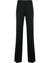 Off-White c/o Virgil Abloh - High-Waist Split-Hem Tailored Trousers - Lyst