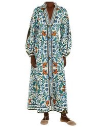 FARM Rio - Flora Tile Maxi Dress - Lyst