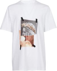 Neil Barrett - T-Shirt With Round Neck And Short Sleeves - Lyst