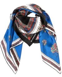 Givenchy - Logo Printed Silk Scarf - Lyst