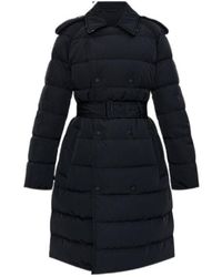 Burberry - Belted Waist Down Coat - Lyst