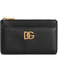 Dolce & Gabbana - Dg Logo Plaque Card Holder - Lyst