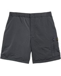 Barbour - Logo Patch Shorts - Lyst