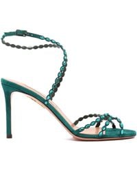 Aquazzura - Round Toe High Heel Sandals - Lyst