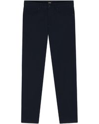 BOSS - Solid Color Casual Pants - Lyst