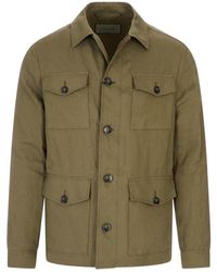 Canali - Button-Up Jacket - Lyst