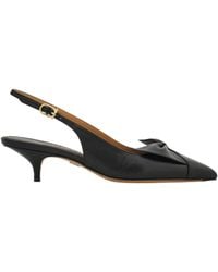 Ferragamo - Soft Bow Slingback Pump - Lyst