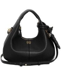 Ganni - Butterfly Logo Mini Hobo Bag - Lyst