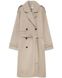 Anine Bing - Double-Breasted Belted Coat - Lyst
