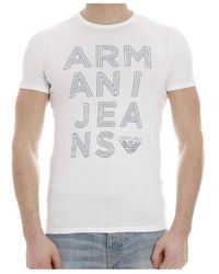 Armani Jeans - Print T-Shirt - Lyst