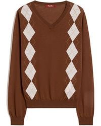 Max Mara - Studio Mstdentice Crewneck Knitted Jumper - Lyst
