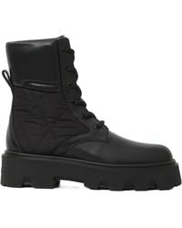 Moncler - Aurea Round Toe Ankle Boots - Lyst