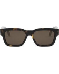 Fendi - Geometric Sunglasses - Lyst