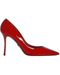 Dolce & Gabbana - Patent Pointed Heeled Pumps - Lyst