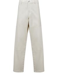 Moncler - Logo Patch Straight-Leg Trousers - Lyst