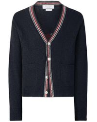 Thom Browne - Hector Intarsia-Knit Donegal Cardigan - Lyst