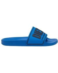 DIESEL - Sa-Mayemi Cc Logo Embossed Pool Slides - Lyst