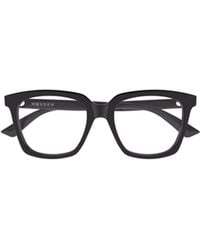 McQueen - Eyewear Square Frame Glasses - Lyst