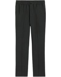 Ami Paris - Elasticated Waist Straight-Leg Trousers - Lyst