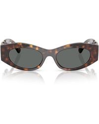 Versace - Eyewear Oval-Frame Sunglasses - Lyst