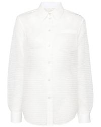 Helmut Lang - Curved Bubblewrap Shirt - Lyst