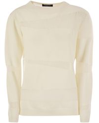 Fabiana Filippi - Knit Net Stripe Jumper - Lyst