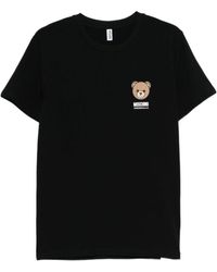 Moschino - Bear-Printed Short Sleeved T-Shirt - Lyst