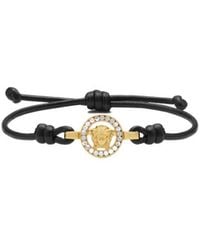 Versace - Medusa '95 Embellished Bracelet - Lyst