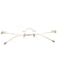 Thom Browne - Eyewear Rectangular Frame Glasses - Lyst