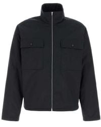 Jil Sander - High-Neck Flap-Pocket Jacket - Lyst