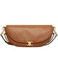 Celine - Little Halfmoon Soft Triomphe - Lyst
