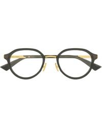 Bottega Veneta - Eyewear Bv1375O Round Glasses - Lyst