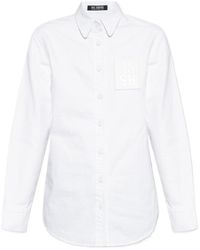Raf Simons - Logo-Patch Long-Sleeve Shirt - Lyst