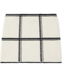 Missoni - Checked Wool Mini Skirt - Lyst