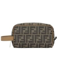 Fendi - Ff Jacquard Small Toiletry Case - Lyst