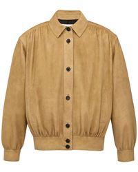 Saint Laurent - Button-Up Long-Sleeved Jacket - Lyst